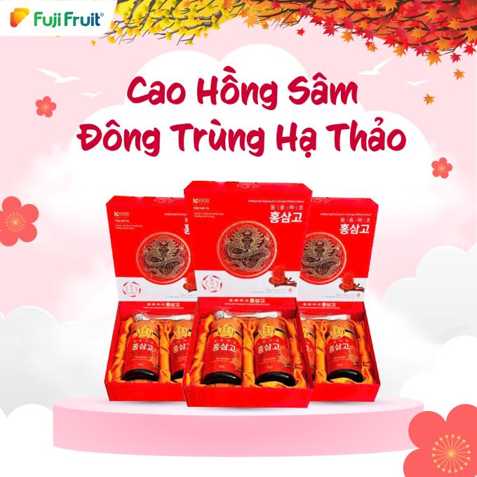 Cao hồng sâm đông trùng hạ thảo Samiya