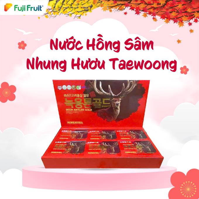 Nước Hồng Sâm Nhung Hươu Taewoong 